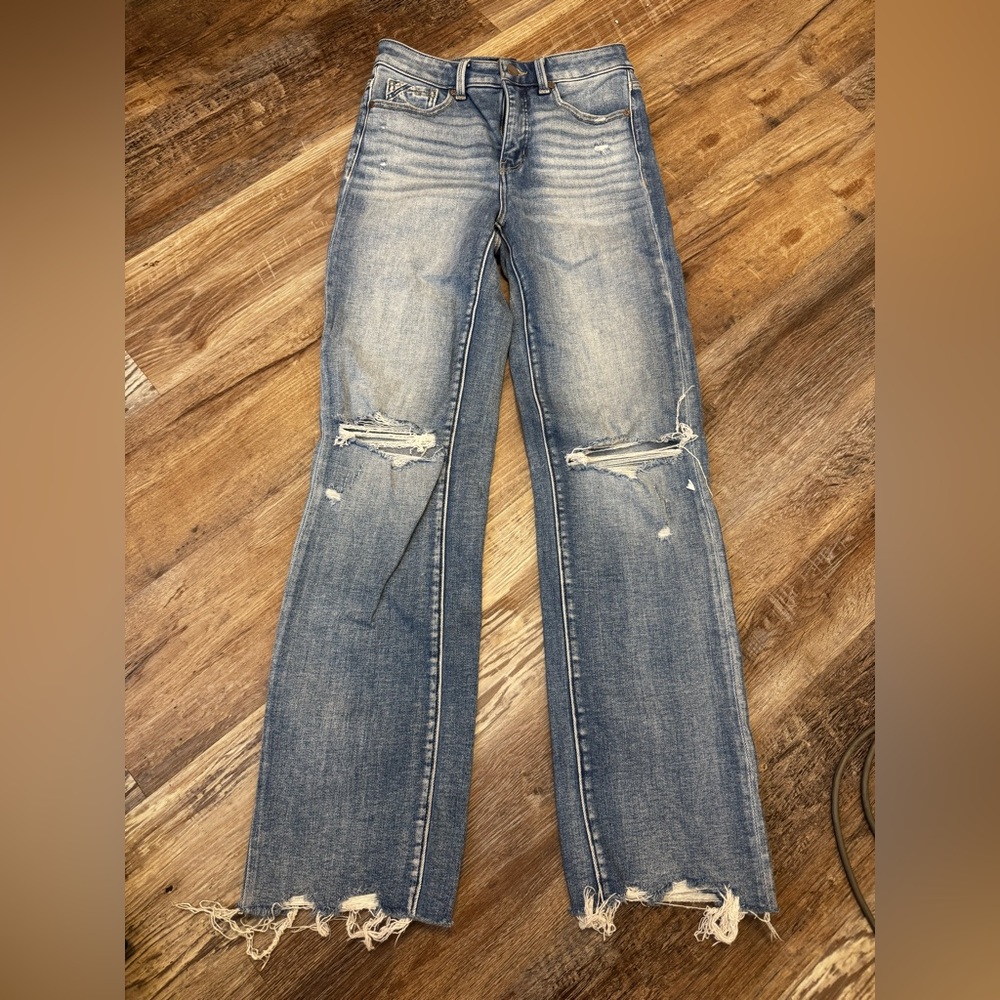 Buckle Black // size 26 x 32 // women’s straight cut